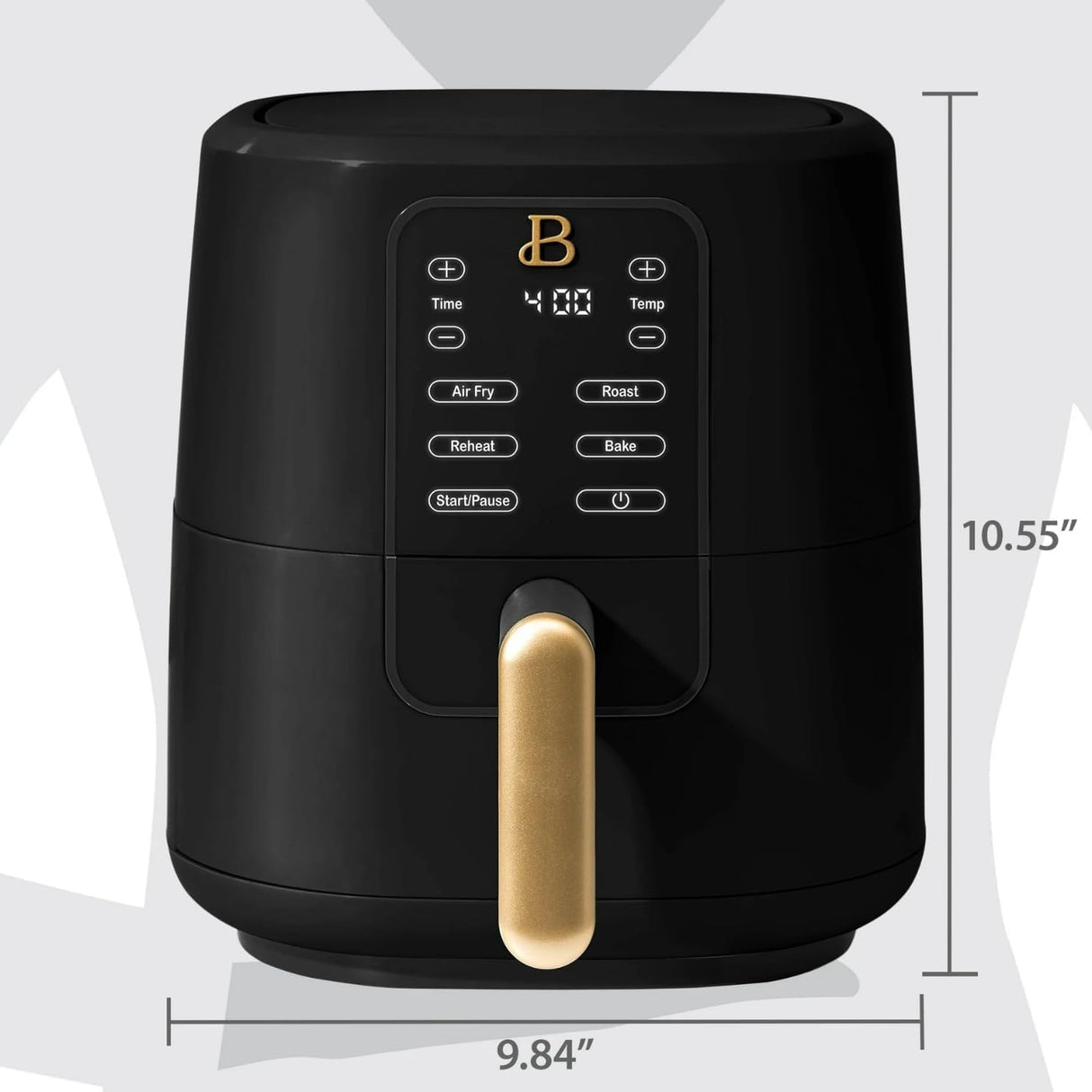 Freidora de aire Drew Barrymore 3 cuartos, TurboCrisp, 1200W