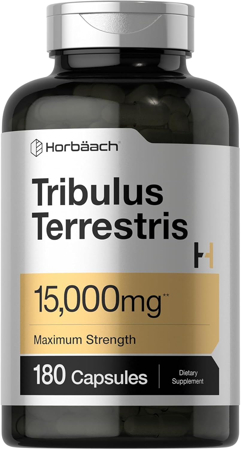Suplemento Tribulus Terrestris para hombres 15000mg  180 cap