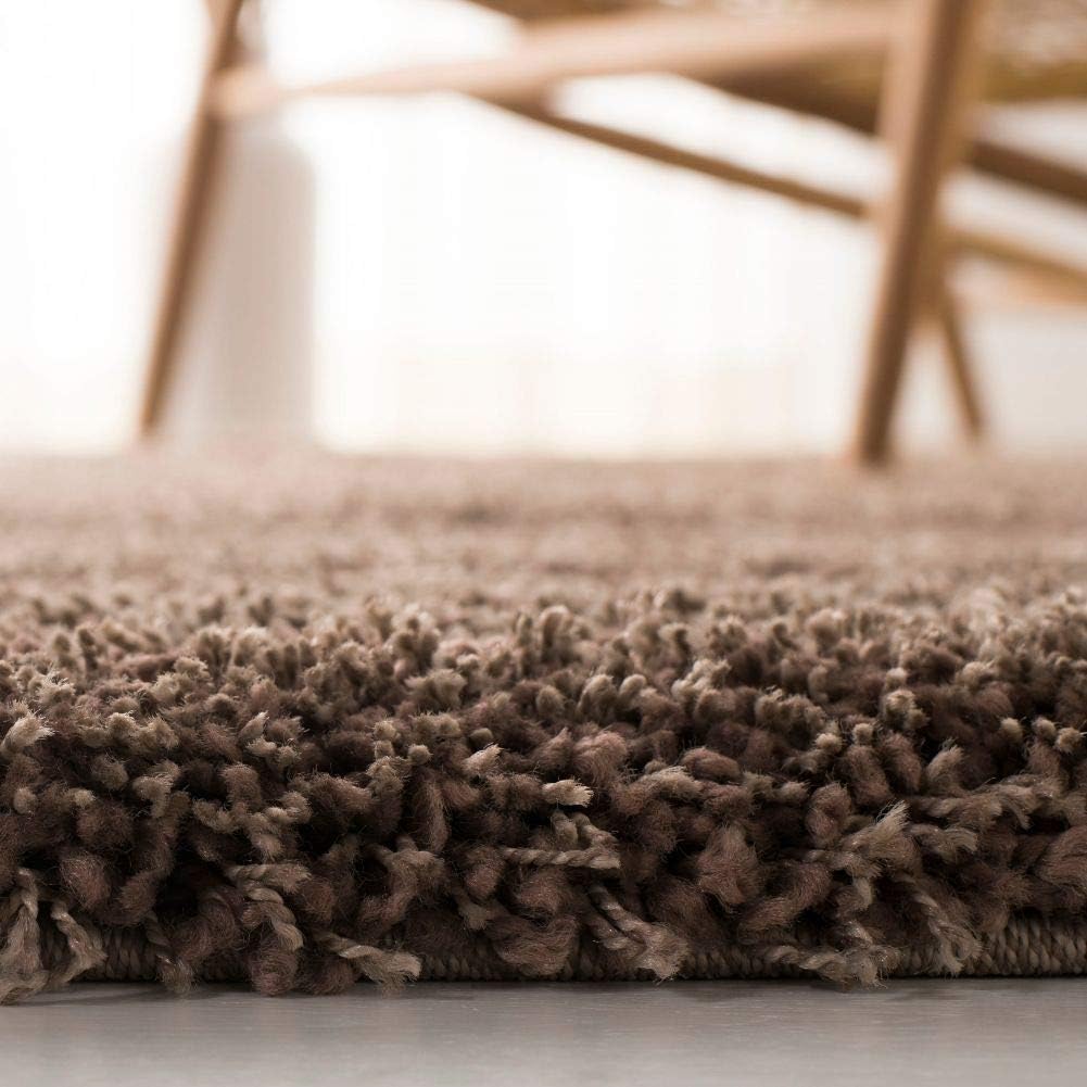 Alfombra shag premium cuadrada de 5'3, modelo SG151