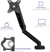 Soporte de monitor VIVO, brazo articulado, MOUNT-POLE05O