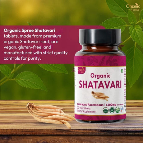 Shatavari 120 Tablets | Organic & Natural | Support Women’s & Immunity