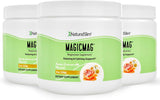 Polvo de Magnesio Citrato NaturalSlim, Apoyo al Estrés, 3 Pack