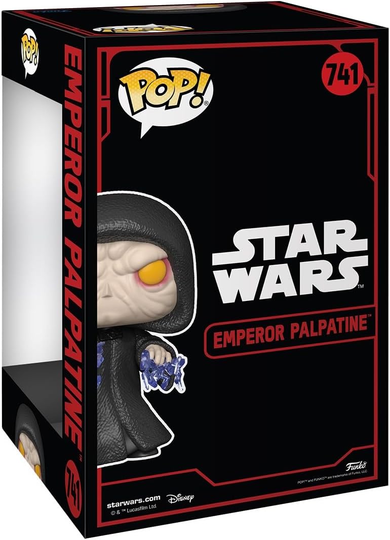 Funko POP! Jumbo: Star Wars - Emperador Palpatine - Coleccionable