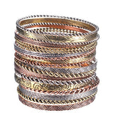 Conjunto de brazalete  múltiples brazaletes de metal azteca