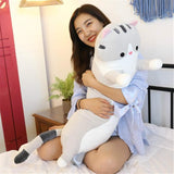 Peluche con diseño de gato de caricaturas de 19.6 pulgadas