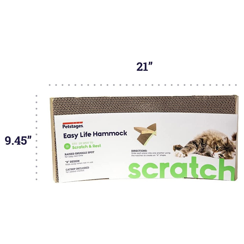 Rascador de cartón para gatos sofá y lugar de juegos