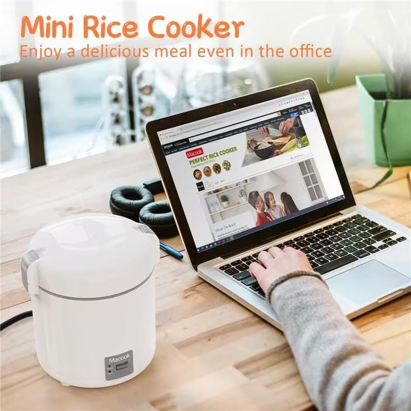 Mini Olla Arroz 1-1.5 Tazas, Cocina Fácil, Pot Removible