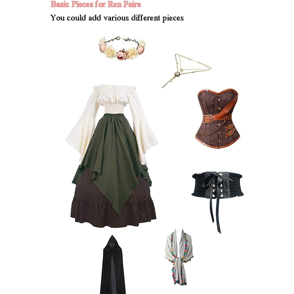 Disfraces de manga de trompeta talla XL