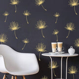 Vinilo Decorativo Floral Runtoo para Habitaciones 56 Pcs