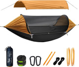 Hamaca de Camping con Mosquitera y Sombra, 4 en 1, Modelo X