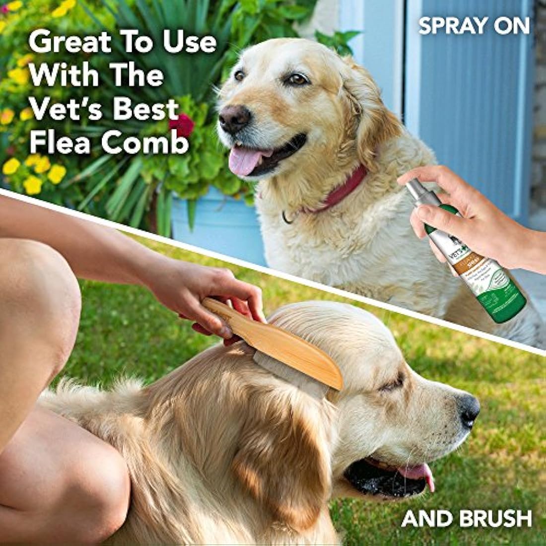 Pulverizador de pulgas y garrapatas para perros