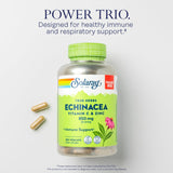 SOLARAY Equinácea Vitamina C y zinc 850 mg más