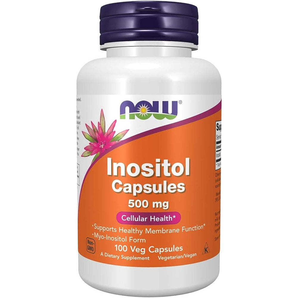 Suplementos NOW Foods Inositol, 100 cápsulas / 500mg