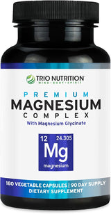Trio Nutrition Magnesio Complejo 90 Días Calm Relajación