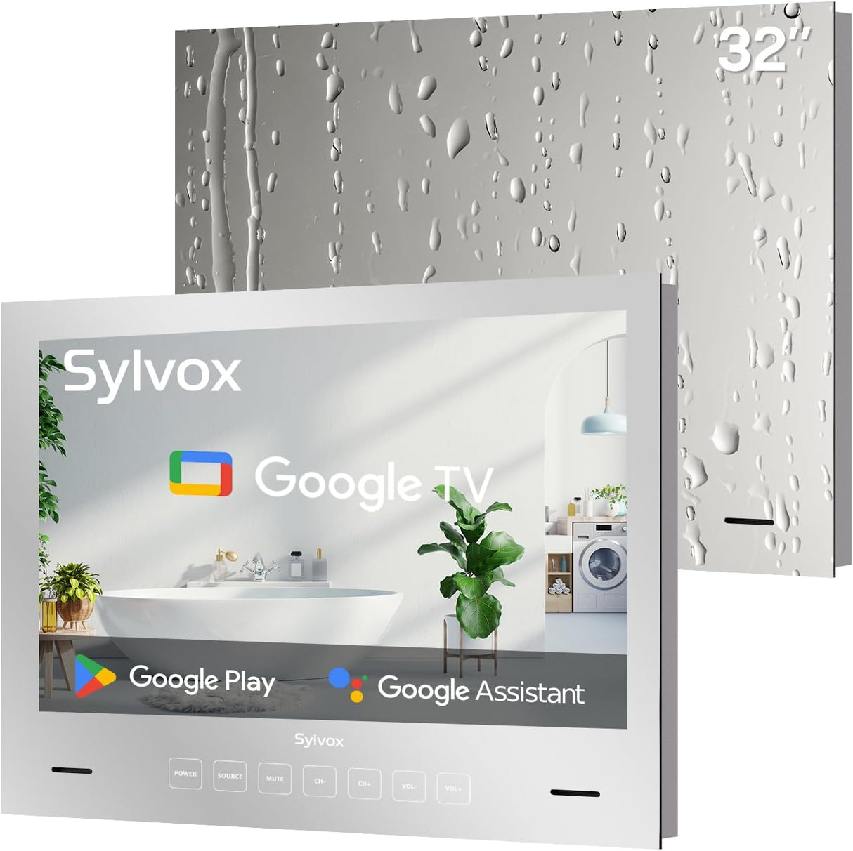 Televisor Espejo SYLVOX 32, 1080P, IP66, Smart TV, NTSC/ATSC