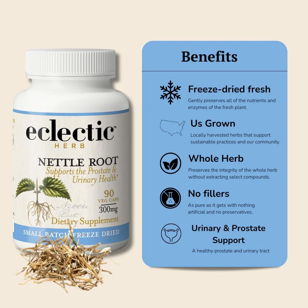 Nettle Root Eclectic Institute 90 CT Soporte Prostático y Urinario