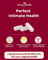 Probióticos Vaginales Mujer - 60B, Flora, Olor, Cándida, Digestión, Saffron, Cranberry, 90 Cápsulas