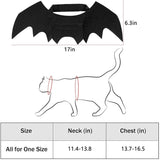 Disfraces de gato de Halloween con alas talla única