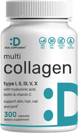 Píldoras de colágeno múltiple con ácido hialurónico vitamina