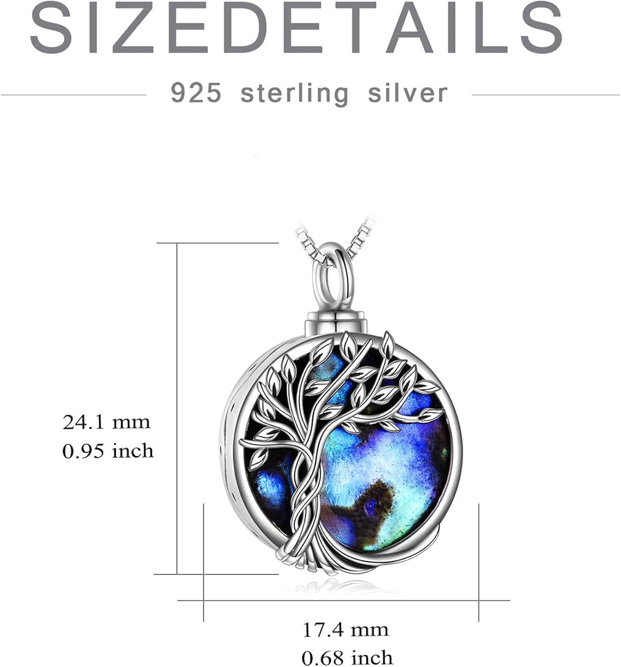 Collar de árbol de la vida, colgante de árbol genealógico