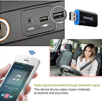 Adaptador Bluetooth USB inalámbrico para automóvil