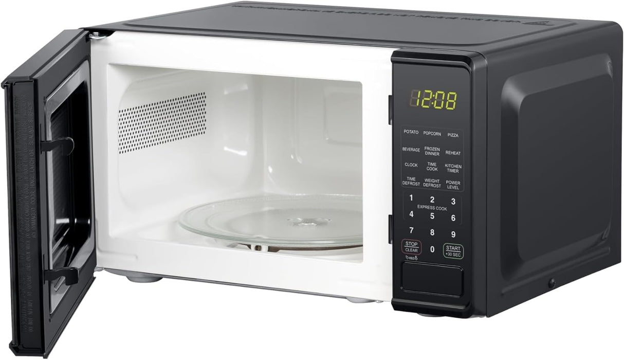 Microondas de Encimera 0.7 cu ft, 700W, Nuevo,  Modelo Compacto