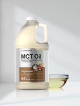 Aceite Keto MCT 64 oz Fórmula vegetariana sin OMG  sin sabor