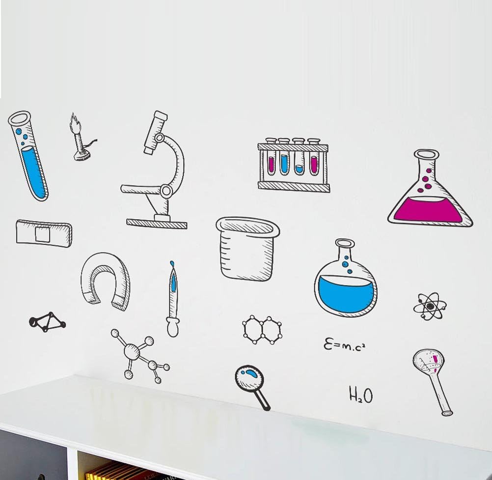 Vinilos de Elementos Químicos BIBITIME para Decoración Escolar
