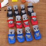Zapatos calcetines para perro y gato, con suela ajustable