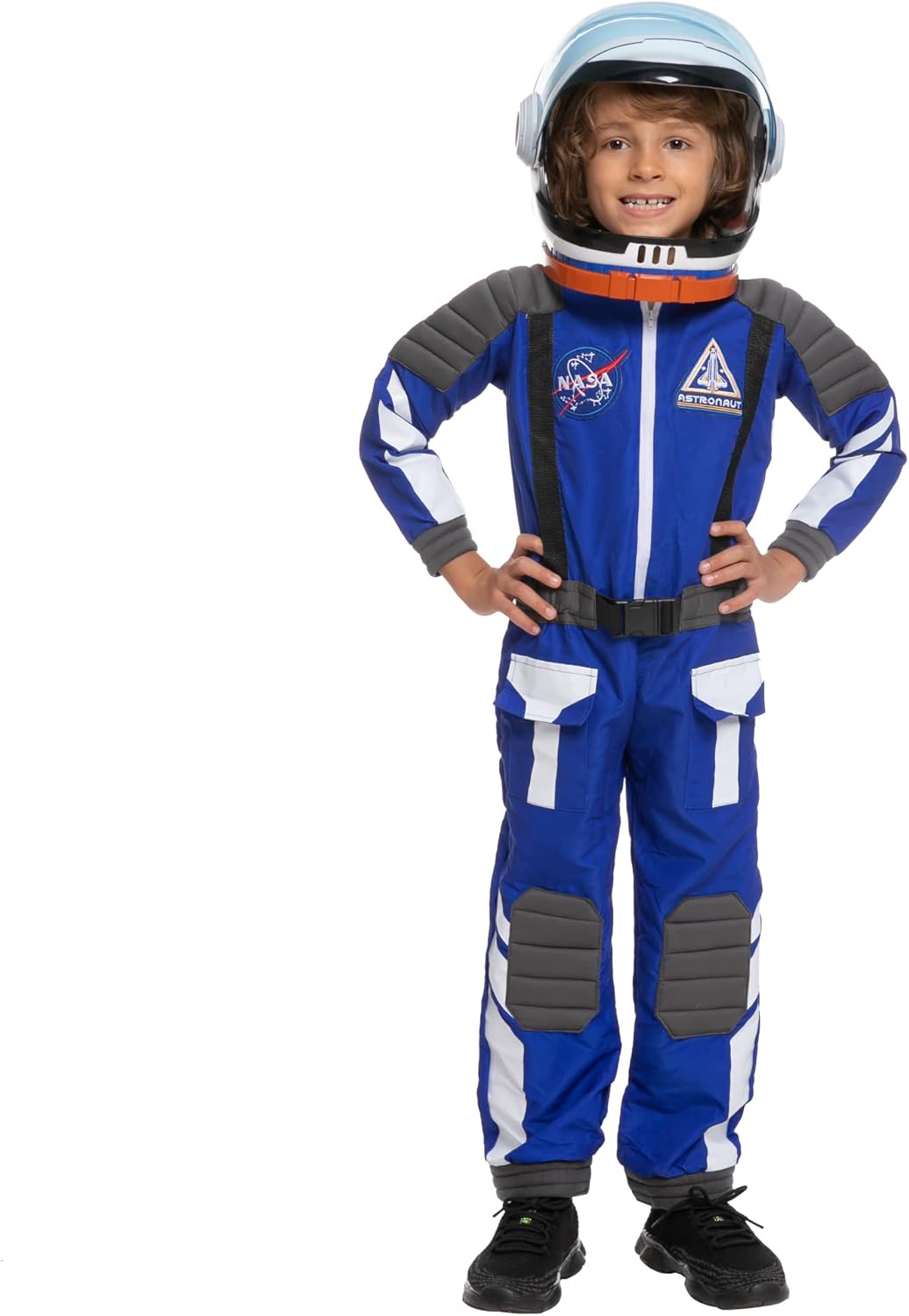 Disfraz de astronauta azul unisex Tamaño: S (5-7)