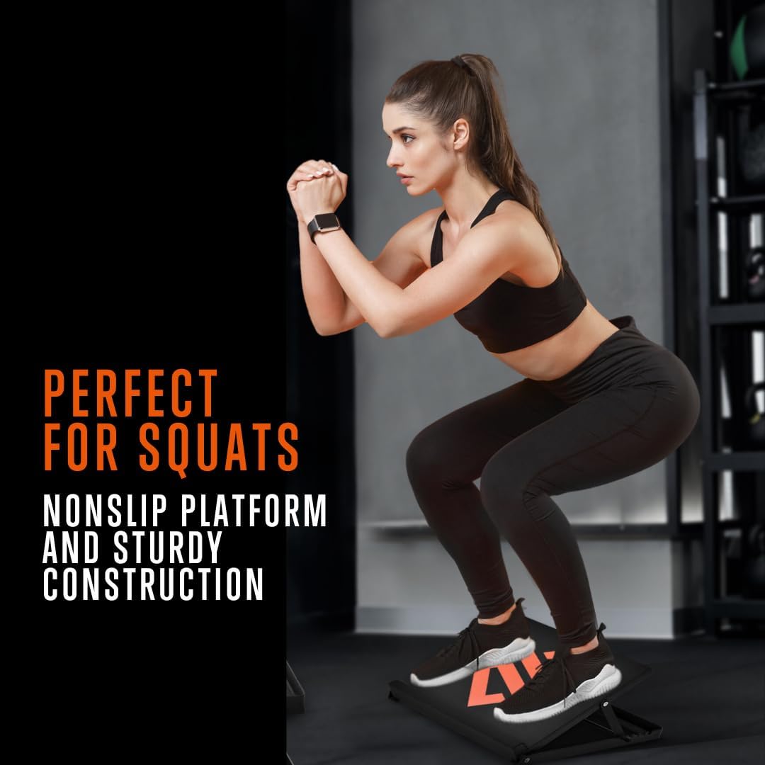 Tabla inclinada SQUATZ 500 lbs para terapia física y sentadillas