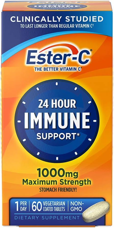 Ester-C® Vitamina C, 1,000 mg, 60 comprimidos recubiertos