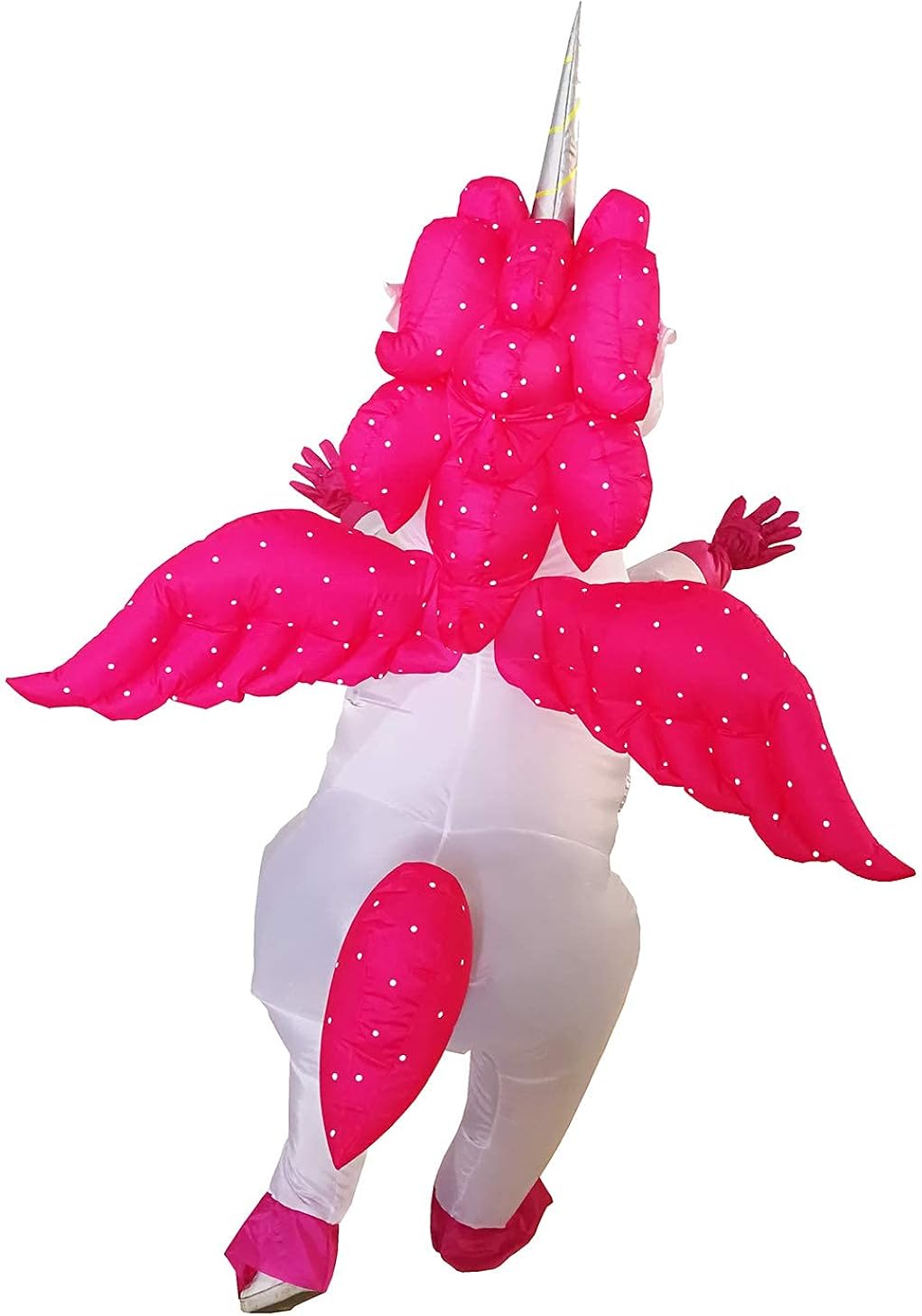 Disfraz de unicornio alado unisex para niños de 4 a 6 años