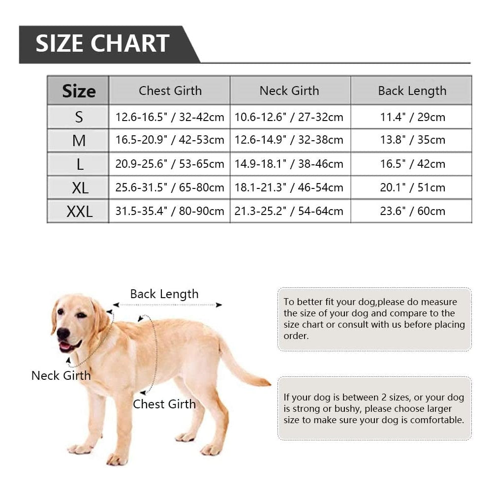 Disfraces de Atuendo para perros grandes talla XL negro