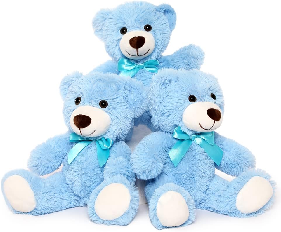 Osito de Peluche MaoGoLan 13.5 Pulgadas, 3 Osos para Cumpleaños