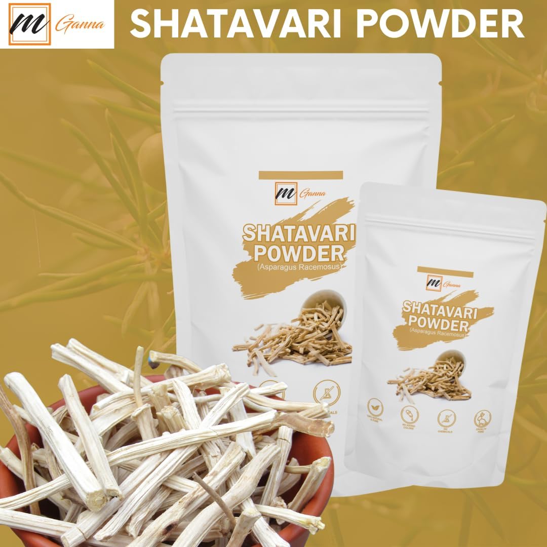 Shatavari Racemosus Natural en Polvo para Piel y Cabello