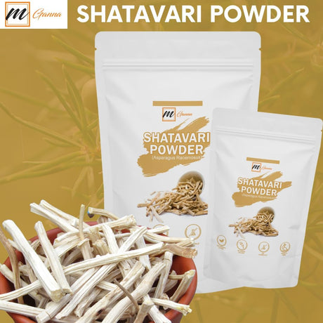 Shatavari Racemosus Natural en Polvo para Piel y Cabello