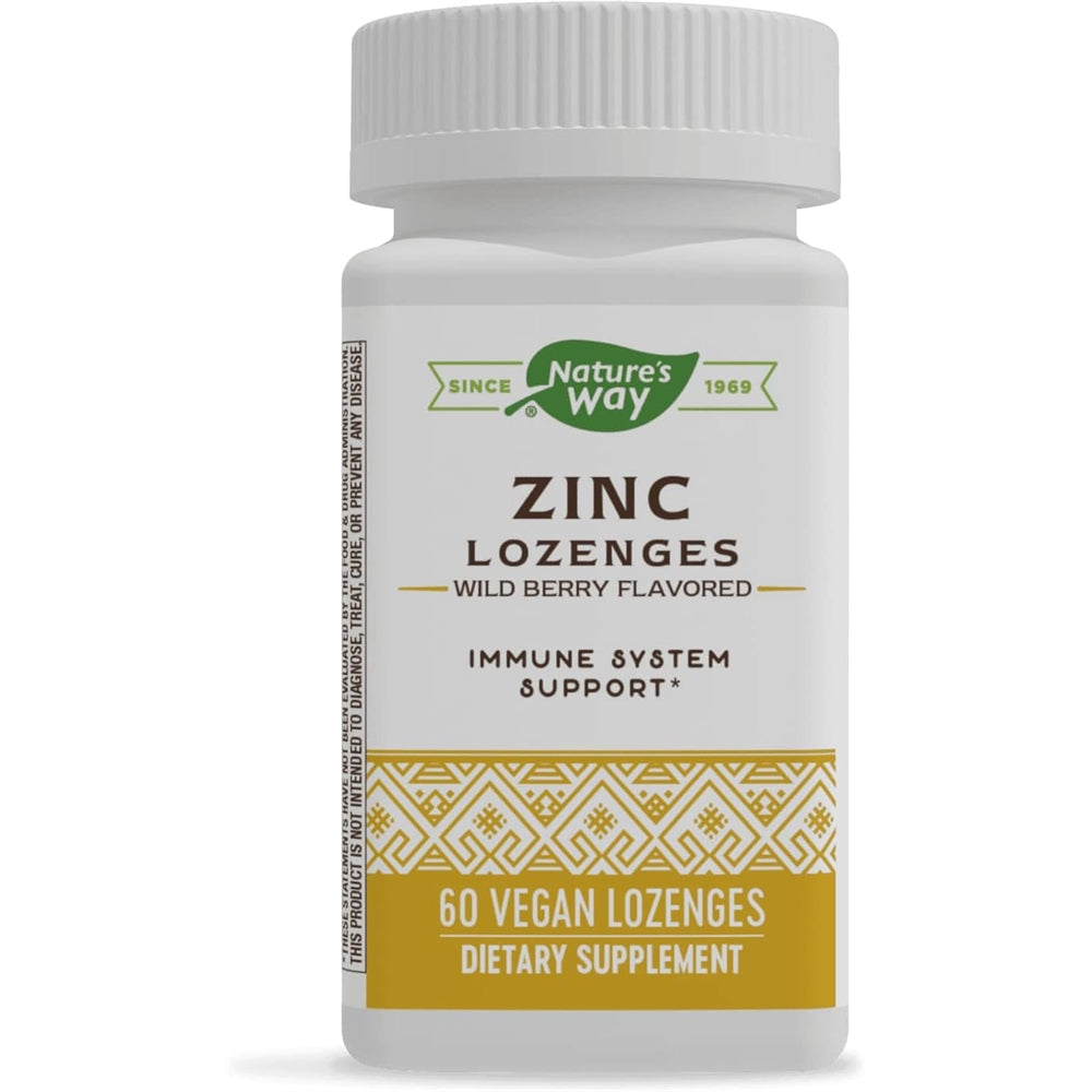Suplemento de zinc sabor a bayas silvestres 60 unidades