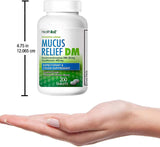 HealthA2Z® Mucus Relief DM Jarabe, 20mg Dextro, 400mg Guaifenesin