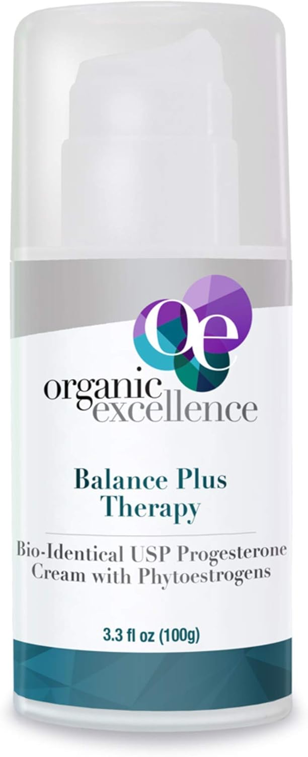Balance Plus Terapia con Progesterona Orgánica USP, 3.3 oz