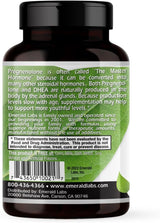Suplemento EMERALD LABS Pregnenolona 50mg y DHEA 25mg