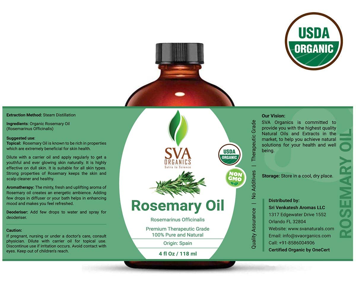 Cuidado Facial  Aceite esencial de romero orgánico