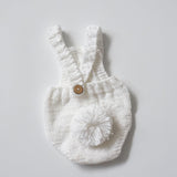 Ropa de Fotografía para Bebés Zeroest, Crochet, Romper y Shorts