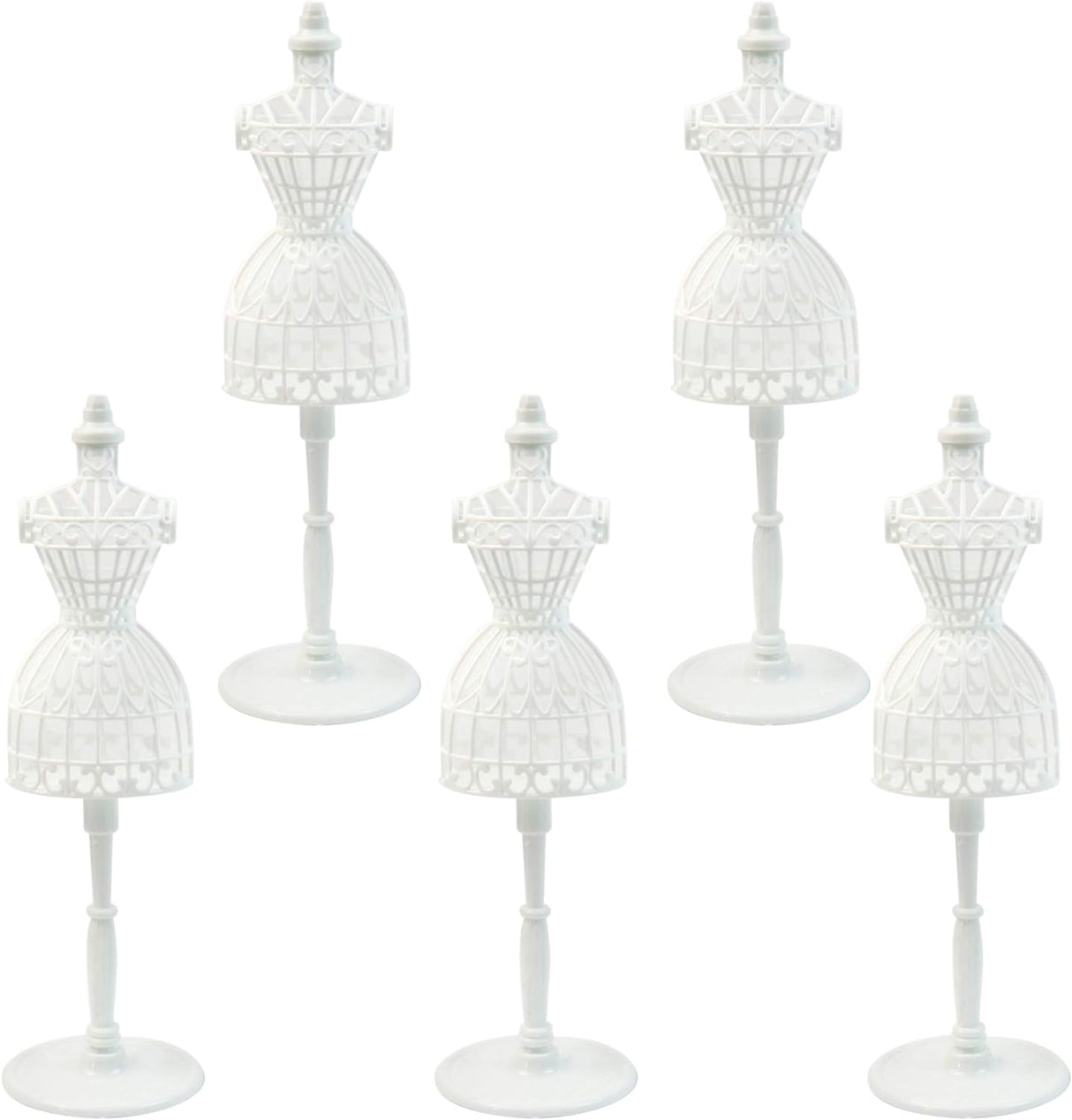 AUEAR, 5 Perchas para Vestidos, Soporte de Maniquí, Modelo 5P