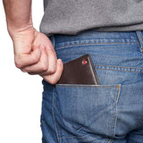 Alpine Swiss  - Cartera de identificación para hombre
