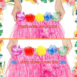 Disfraces 2 juegos de falda hawaiana