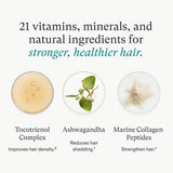 Suplementos para el crecimiento del cabello para mujeres 18-44
