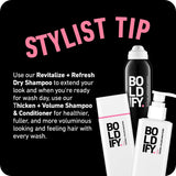 Shampoo en aerosol seco para mujeres y hombres Boldify