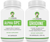 Suplemento Cognitivo Alpha GPC y Uridina - Mr Happy Stack