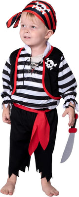 Disfraz de Pirata para Bebé, Spooktacular Creations, Rayas